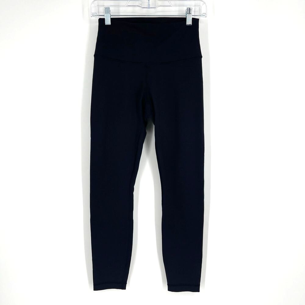 Lululemon Align Leggings Crop 25.5" Black Size 4 NO Pocket